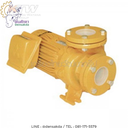 รูปตัวอย่าง (M151-3340) Mitsubishi WCM-3705F-S ปั๊มหน้าแปลน 5HP 1เฟส