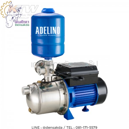 รูปตัวอย่าง (A171-PXE404) Adelino PX404E ปั๊มน้ำอินเวอร์เตอร์ 0.75KW 1HP