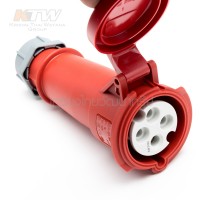 IP44 ปลั๊กตัวเมียกลาง 3P+E 400V 32A(526)