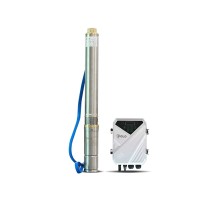 หมวดปั๊มน้ำบาดาล - (P041-5355) Polo ปั๊มซับเมิร์ส DC บัสเลสโซล่าเซลล์ โปโล (POLO) รุ่น 3DPC3.5-80-48-600 ขนาดตัวปั๊ม 3 นิ้ว กำลังไฟ 600 วัตต์ แรงดันไฟ 48 โวลต์ ส่งสูง 80 เมตร ท่อส่งออก 1.25 นิ้ว