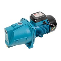 หมวดปั๊มน้ำหอยโข่งใบพัดเฟือง - (P041-0850) ปั๊มน้ำหอยโข่ง ล่อน้ำด้วยตัวเอง โปโล (POLO) รุ่น JSW-10M ไฟฟ้า 220 โวลต์ กำลังมอเตอร์ 0.75 กิโลวัตต์ (1 แรงม้า)