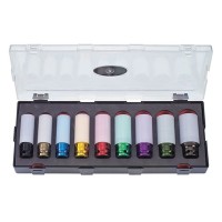 หมวดลูกบ็อกซ์ลม ขนาด 1 2 นิ้ว - K4099 ชุดลูกบ็อกขันล้อแมก1/29ชิ้น#14-27