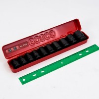 หมวดลูกบ็อกซ์ลม ขนาด 3 4 นิ้ว - 4109 ชุดบ๊อกซ์ลมสั้น 6เหลี่ยม1/2 10PCS