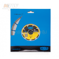 หมวดเครื่องตัดคอนกรีตแบบสายตัด - (T)ใบตัดเพชร 14 ร่อง(เทา) - ยางมะตอย